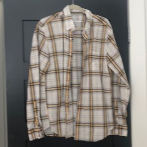 Jcrew plaid lightweight slim fit shirt large